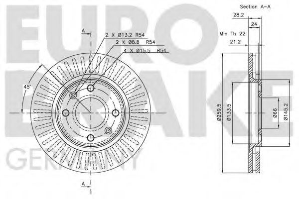 Disc frana 3