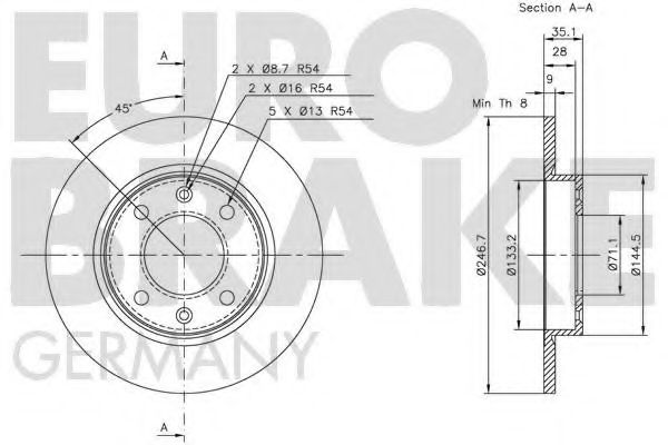 Disc frana 3