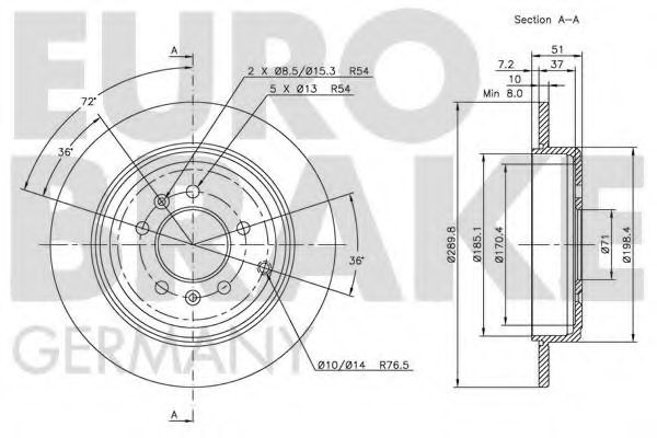 Disc frana 3