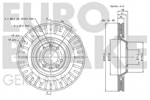 Disc frana 3