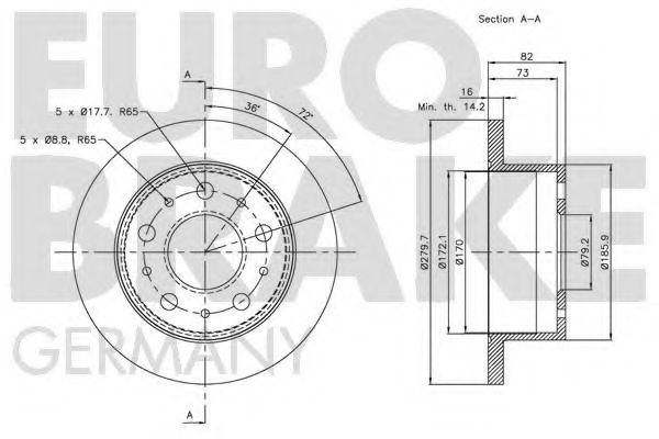Disc frana 3
