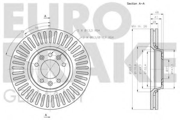 Disc frana 3