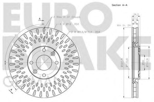 Disc frana 3