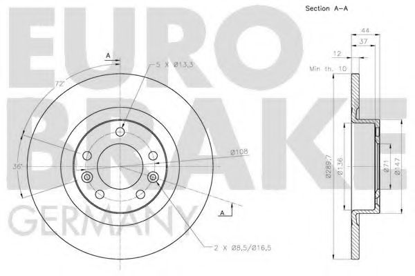 Disc frana 3