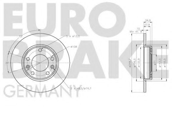 Disc frana 3