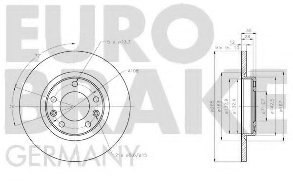 Disc frana 3