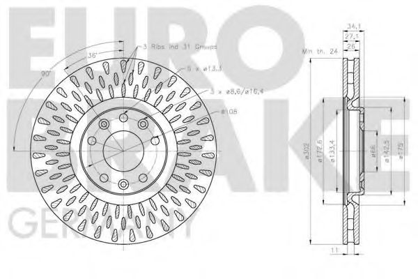 Disc frana 3