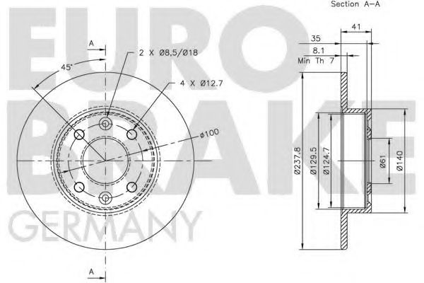 Disc frana 3