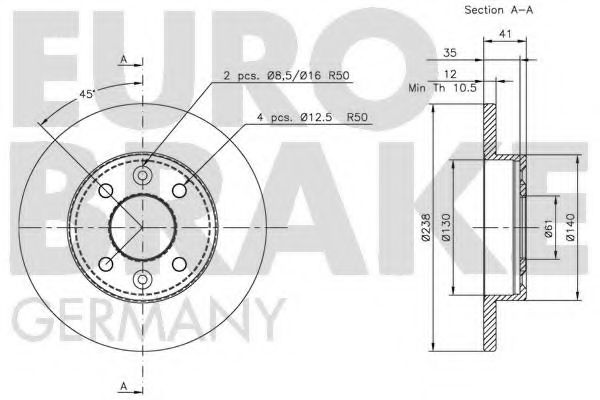 Disc frana 3