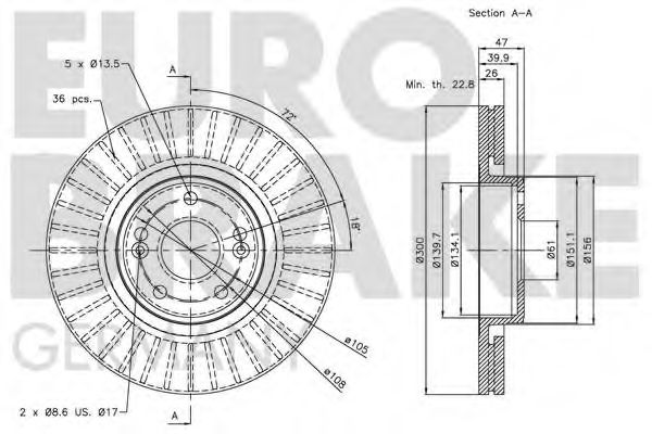 Disc frana 3
