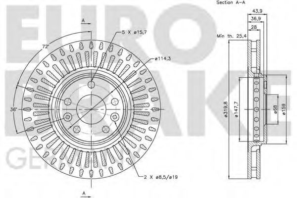 Disc frana 3