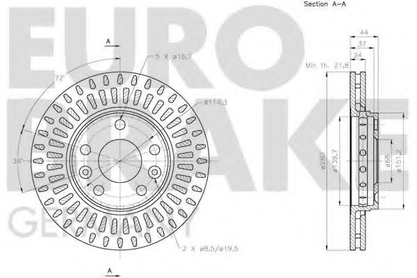 Disc frana 3
