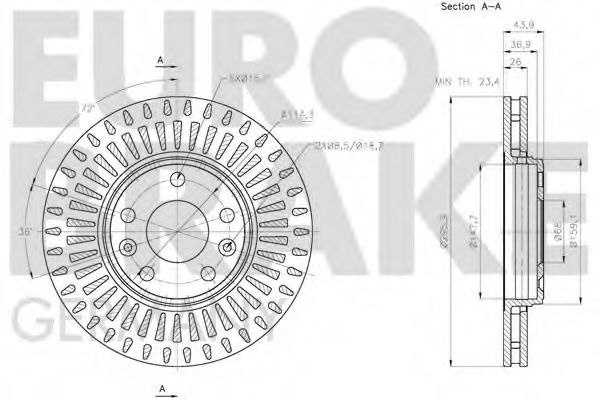 Disc frana 2