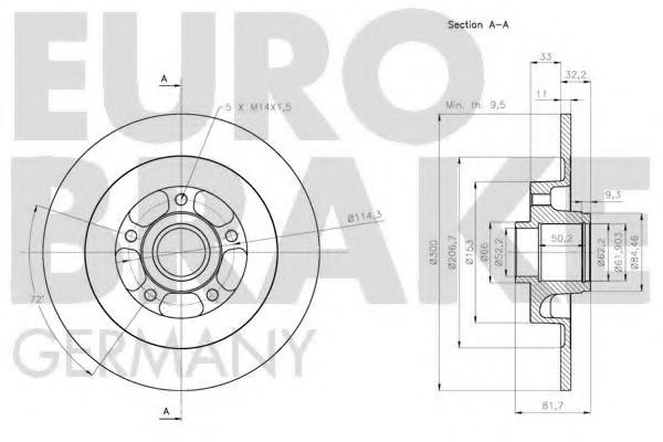 Disc frana 3