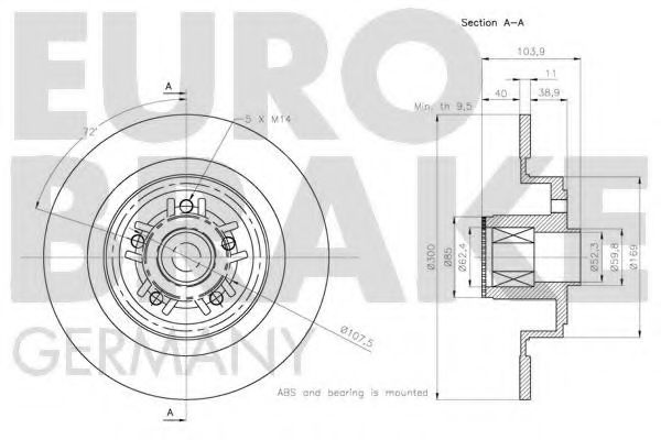 Disc frana 3