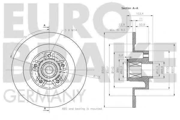 Disc frana 3