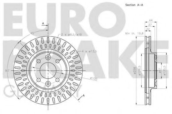 Disc frana 3