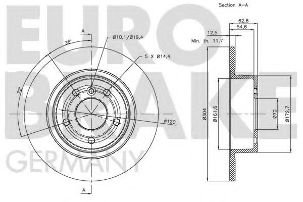 Disc frana 2