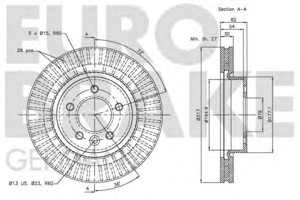 Disc frana 3