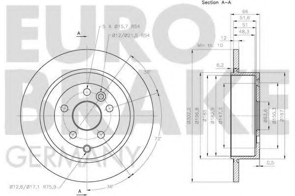 Disc frana 3