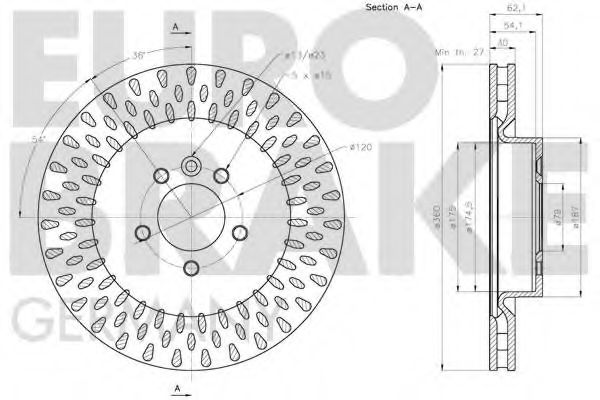 Disc frana 3