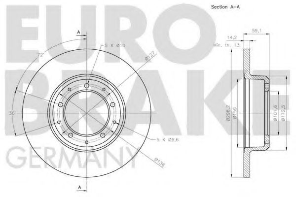Disc frana 3