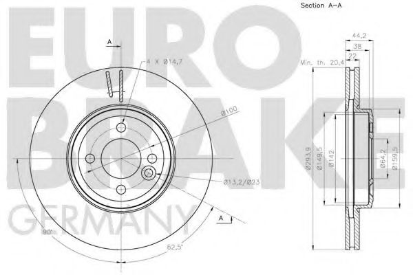 Disc frana 3
