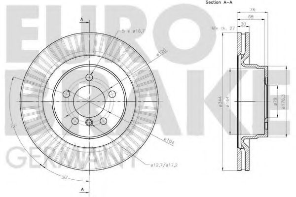 Disc frana 3
