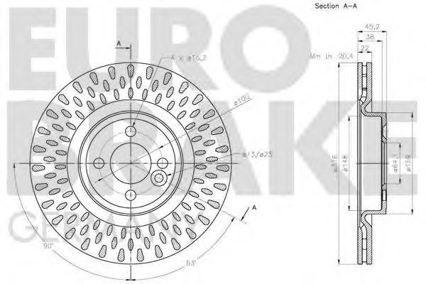 Disc frana 3