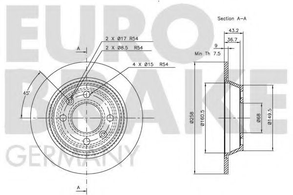 Disc frana 3