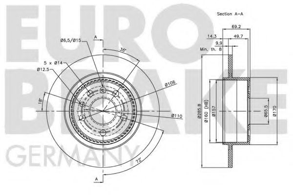 Disc frana 3