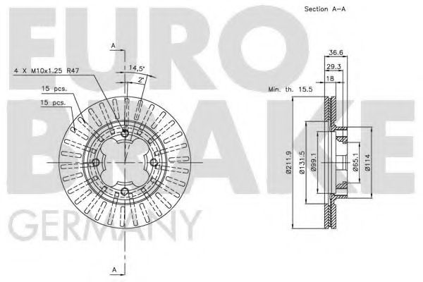 Disc frana 3