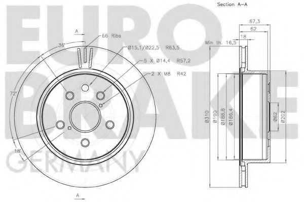 Disc frana 3