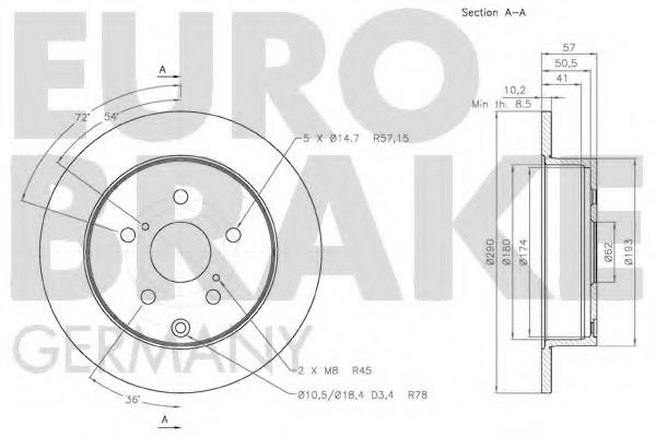 Disc frana 3