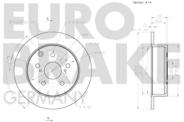 Disc frana 3