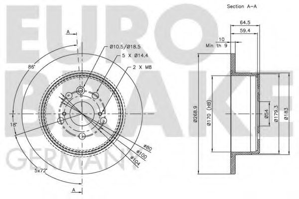 Disc frana 3