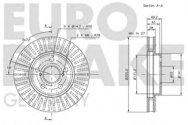 Disc frana 3