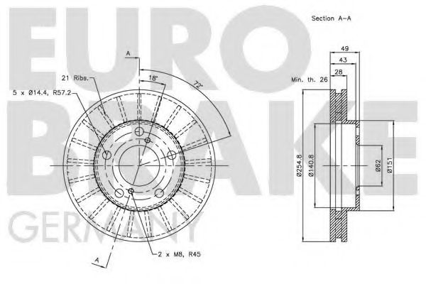 Disc frana 3