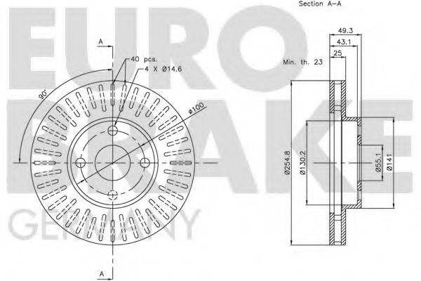 Disc frana 3