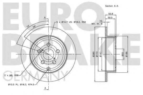 Disc frana 3