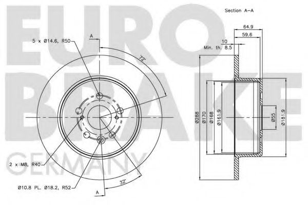 Disc frana 3