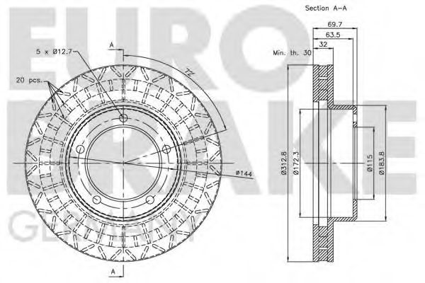 Disc frana 3