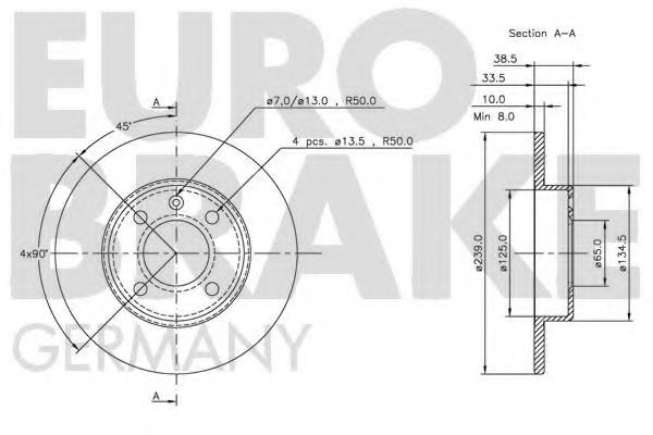 Disc frana 3