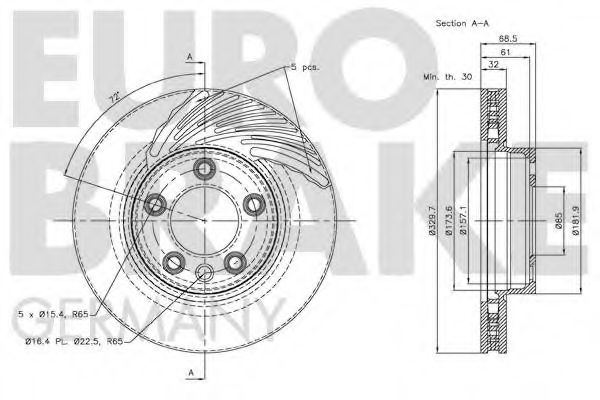 Disc frana 3