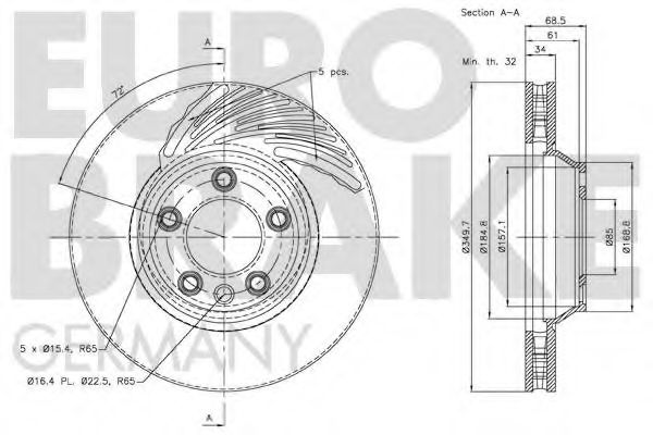 Disc frana 3
