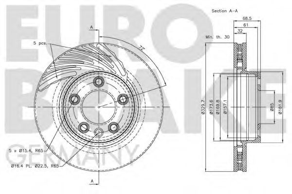 Disc frana 3