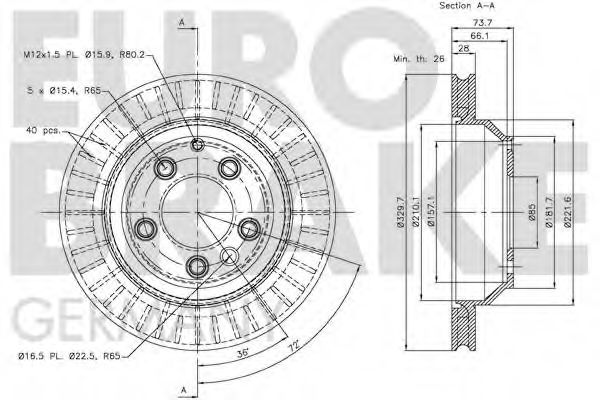 Disc frana 3