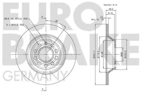 Disc frana 3