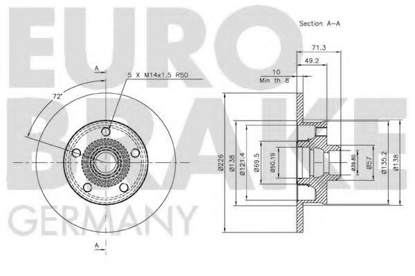 Disc frana 3