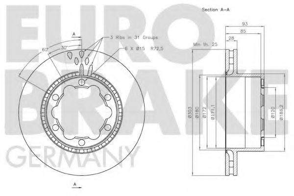 Disc frana 3